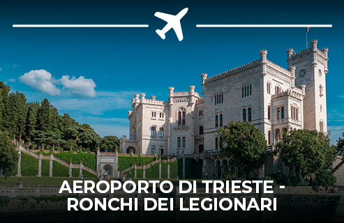 Collegamento con l'Aeroporto Ronchi dei Legionari di Trieste