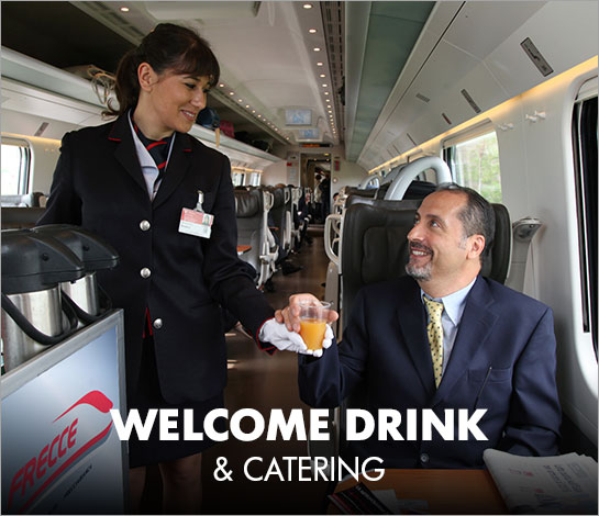 Welcome drink & catering