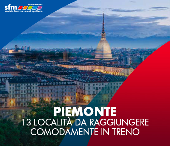 Scopri il Piemonte con i treni regionali