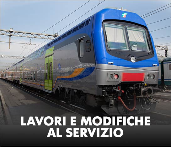 Lavori e modifiche al servizio Lazio