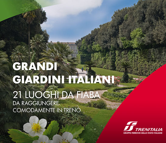 Scopri i Grandi Giardini Italiani che puoi raggiungere con i treni regionali