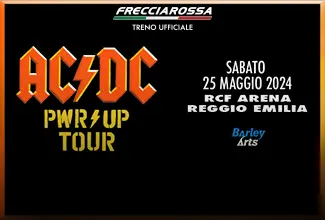 Offerta Speciale Eventi - al concerto degli AC/DC con Trenitalia sconti fino all'80%