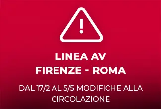 Modifiche alla circolazione linea AV Firenze - Roma