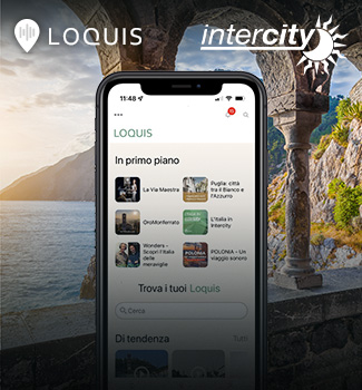 Viaggia e ascolta il podcast l'Italia in intercity con Loquis