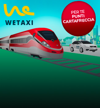 Richiedi il tuo taxi insieme al treno con Trenitalia e Wetaxi