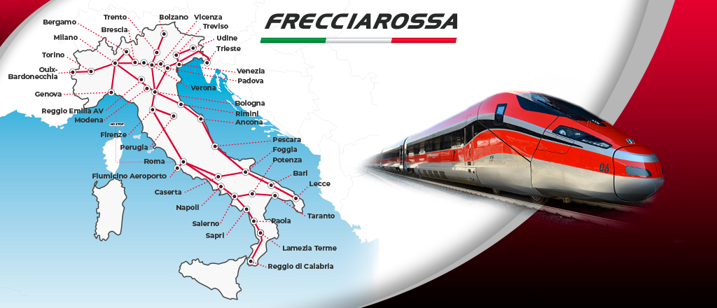 Integral Satz Stumpf Trenitalia Train Route Map Süßer Geschmack Dicht Herde