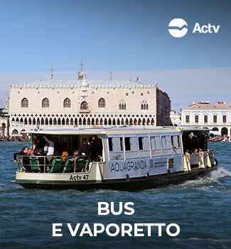 Bus + vaporetto Venezia Unica 
