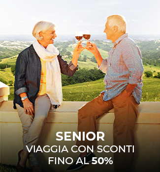Con l’offerta Senior viaggi con sconti fino al 50%
