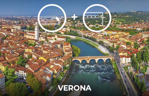 Scopri i servizi combinati treno+bus da Verona