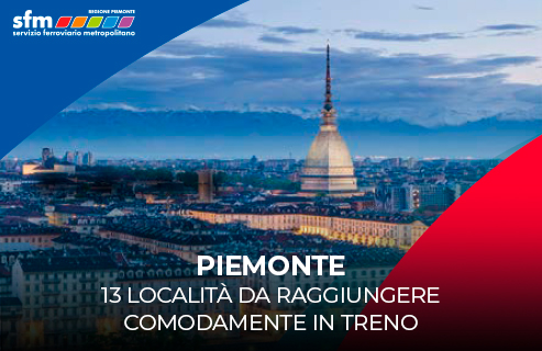 Scopri il Piemonte con i treni regionali