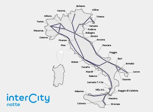 Collegamenti Intercity Notte