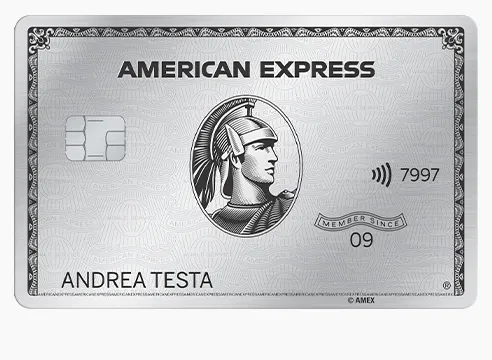 Carta American Express Platino
