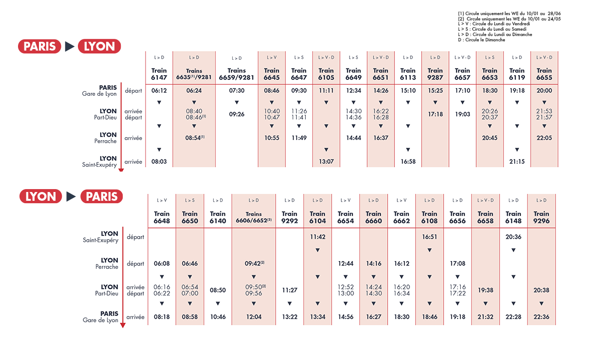Horaires