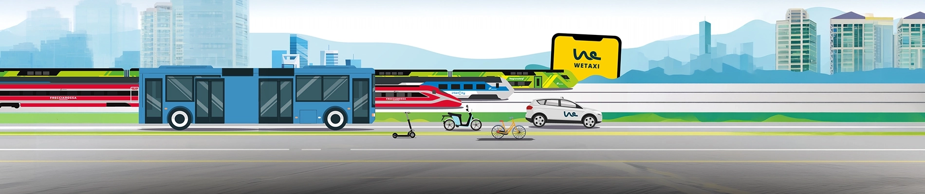 Trenitalia e Wetaxi